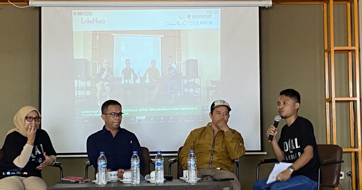 Forum Loka Nusa Gandeng Jurnalis Bahas Peran Media Dalam Menangani Resiko Bencana