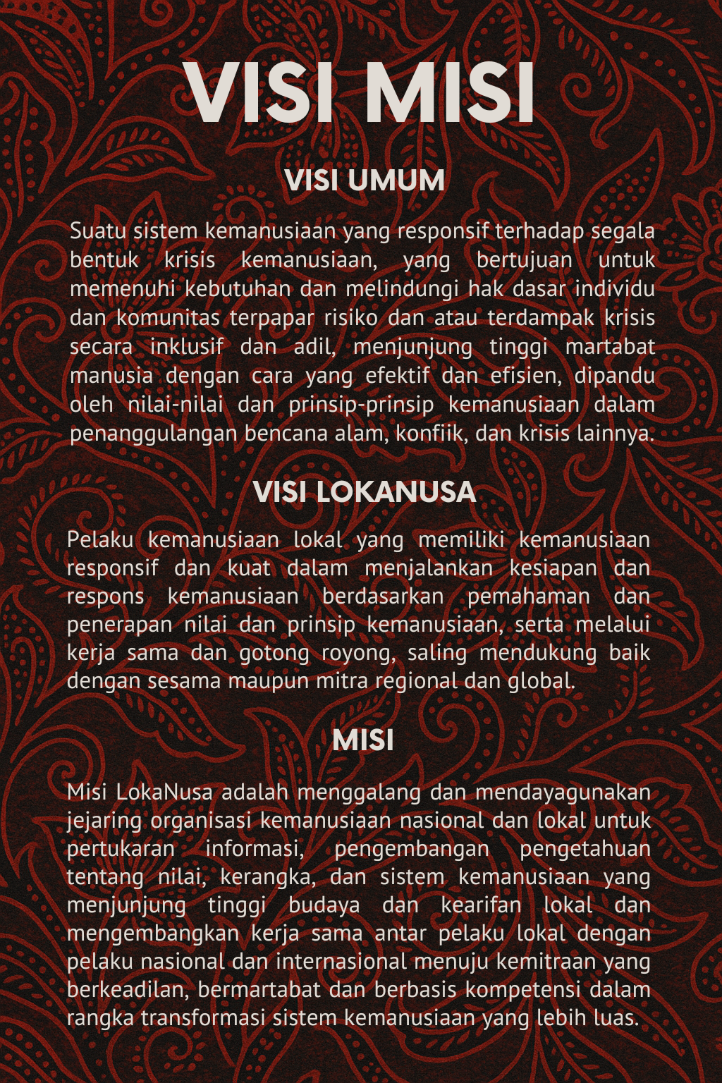 Visi Misi